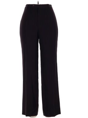 Women’s Philippe Adec Brown Pinstripe Wide Leg TrouserPants, size 10